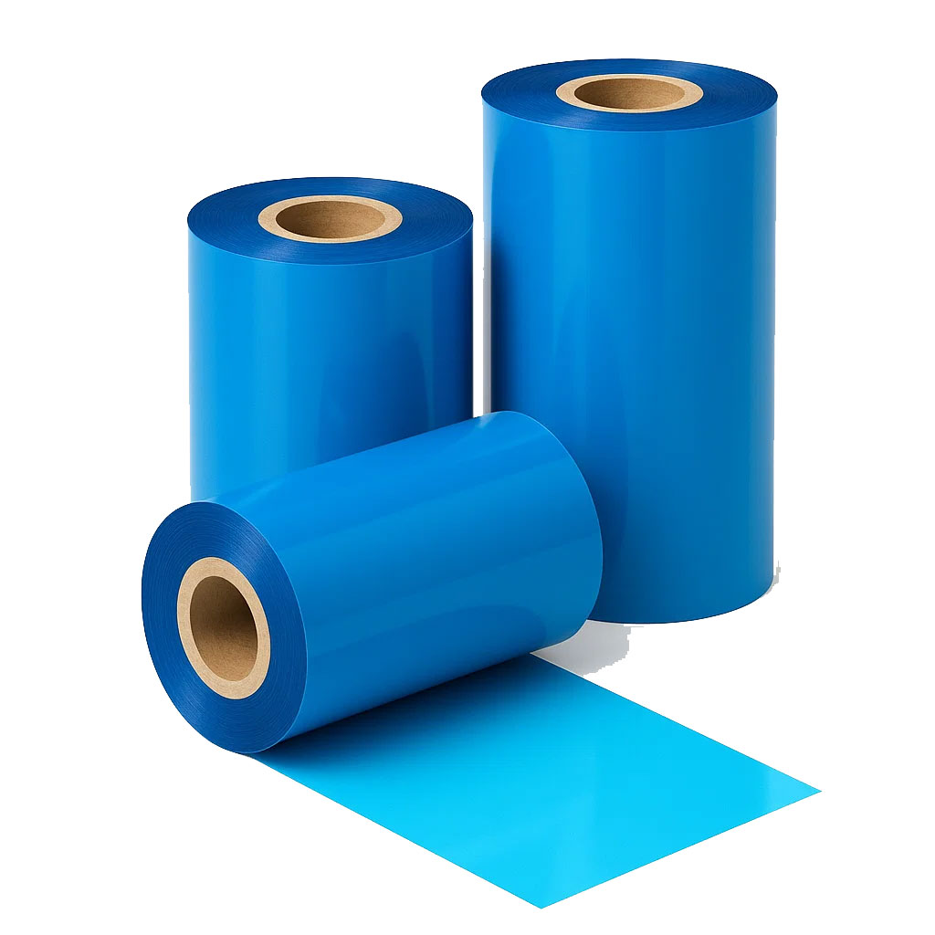 CBX30109AAG2PCY - Ruban cire / r&eacute;sine Toshiba APR Colors CBX 109mm x 300m, cyan, encrage ext&eacute;rieur